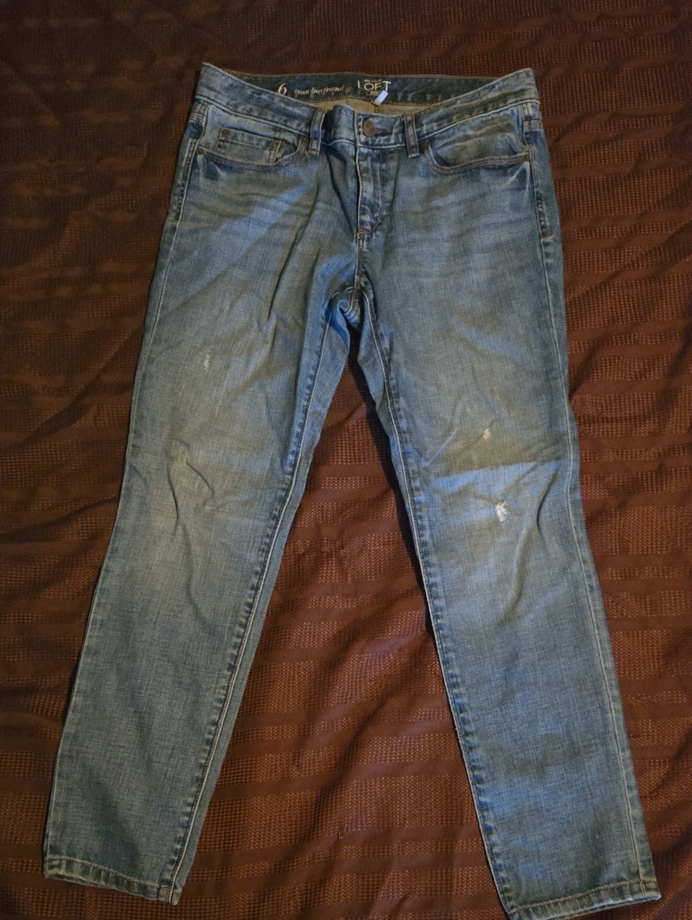 LOFT Skinny Jeans in Light Blue Wash
